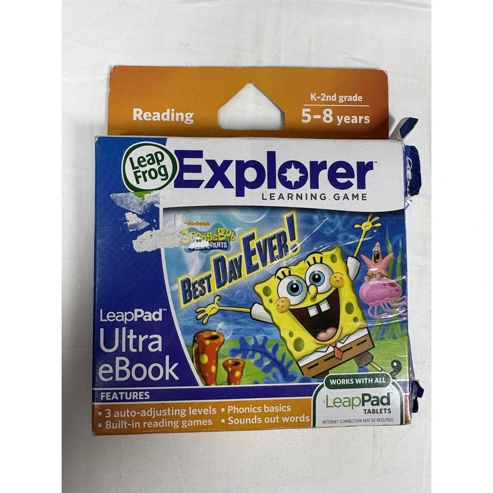 LeapFrog -SpongeBob SquarePants Best Day Ever LeapPad Ultra eBook Sponge Bob